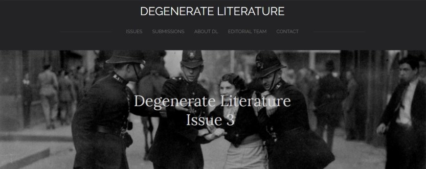 Degenerate Literature Issue 3 header