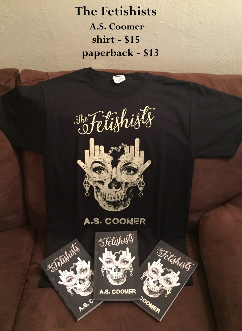 The Fetishists, book & shirt.jpeg