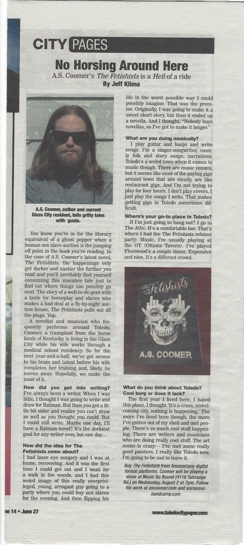 The Fetishists review in the Toledo City Paper.jpg