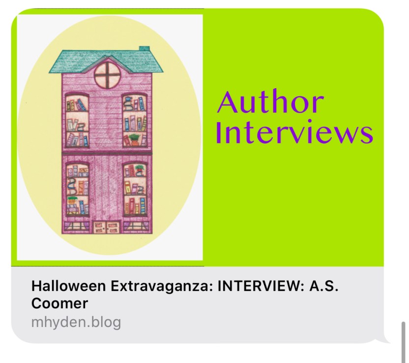 Meghan's House Of Books A.S. Coomer interview
